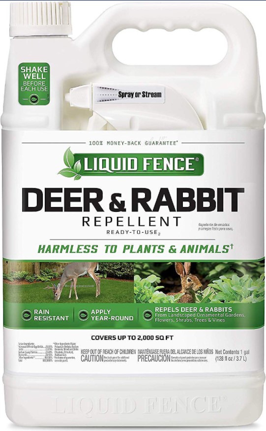 Liquid Fence Deer & Rabbit Repellent 1 Gallon RTU 4/case - Pest Repellents